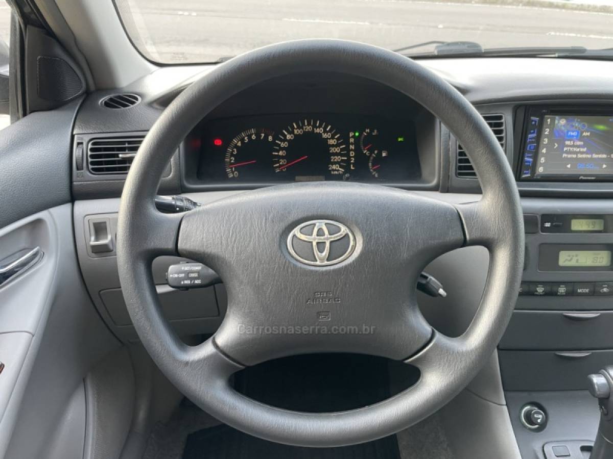 TOYOTA - COROLLA - 2003/2003 - Cinza - Sob Consulta