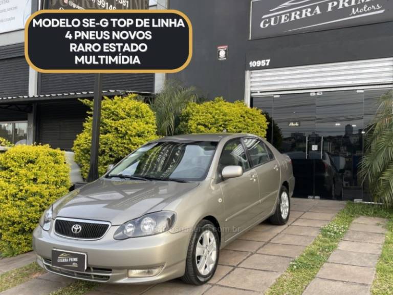 TOYOTA - COROLLA - 2003/2003 - Cinza - Sob Consulta